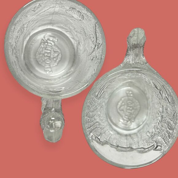 🍺 SET OF 2 FLINTSTONES MCDONALDS GLASS MUGS PRE-DAWN & TREE-MENDOUS 1993 - Picture 5 of 5